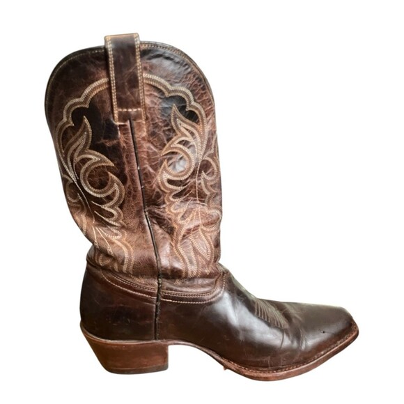Shyanne Loretta Womens Boots Cowboy Western Leather Brown Size 8-1/2 B - Picture 4 of 11